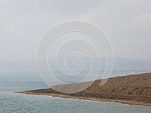 Dead see on the Jordan side