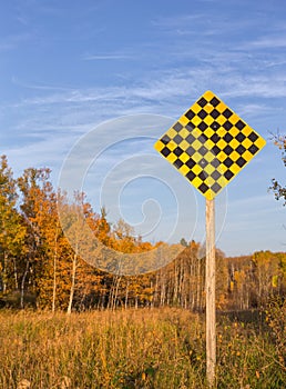 Deadend road sign photo