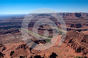 View of the colorado river at Deadhorse Point State Park