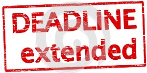 Deadline extended