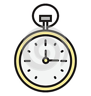Deadline, Isolated Vector Icon can be easily edit and modify