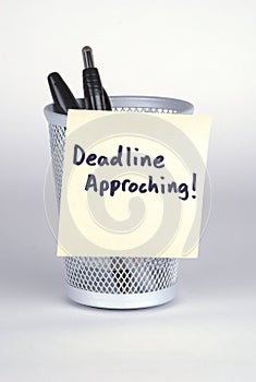 Deadline! Post-It Note