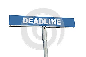 Deadline signpost