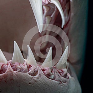 The Deadly Jaws of a Great White Shark