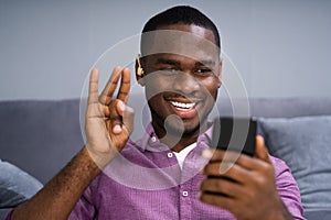 Deaf African Man With Disabilities photo