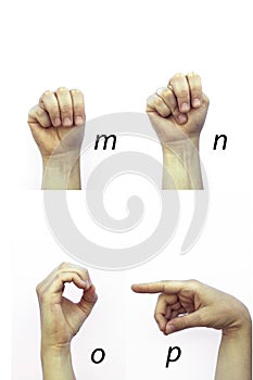 Deaf alphabet