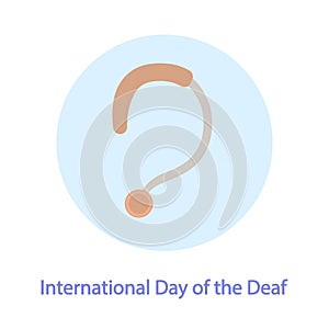 Deaf Day International hearing aid