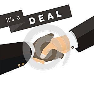 Deal handshake