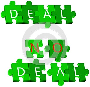 Deal and No deal puzzle photo