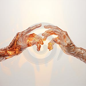 Arm cooperation concept person water liquid closeup background professional two friendship medicals hand gesture photo