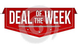 Deal of the week banner design photo