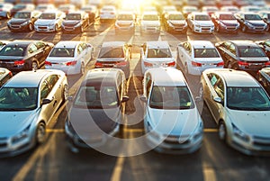 Dealer Vehicles in Stock photo