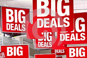 Deals sales sign