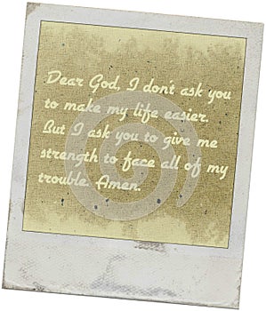 Dear god, letter to god for guidance and prayer.