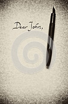 Dear john