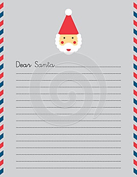 Dear Santa leter head