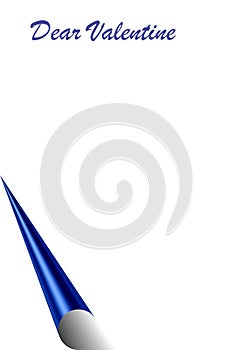 Dear valentine letter