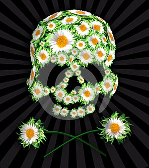 Death in flowers