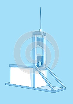 Death penalty guillotine drugs syringe