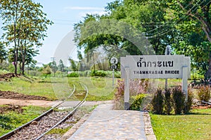 Death Railway bridge over the Kwai Noi River at Krasae cave