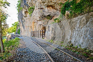 Death railway, built during World War II,Kanchanaburi Thailand