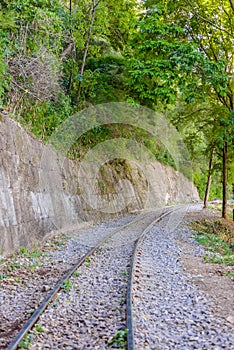 Death railway, built during World War II,Kanchanaburi Thailand