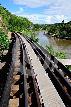 The Death Railway in Kanchanaburi, Thailand
