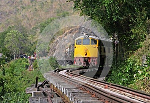 The Death railway in Thailand