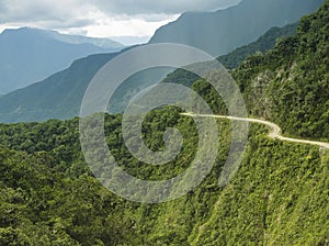 The Death Road - the most dangerous road in the world, Bolivia