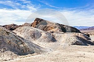 Death Valley badland landscape. California, USA photo