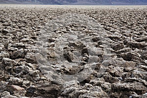 Death Valley Devil`s Golf Course