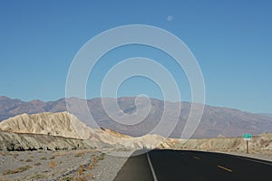 Death Valley empty road