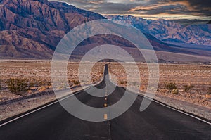 Death Valley Lonely Road