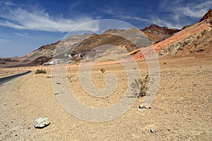 Death Valley National Park, Desert Landscape along Artist Drive with Artist Palette, California, USA