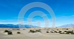 Death Valley National Park Sand Dunes and Mountains