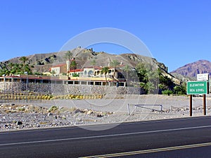 Death Valley oasis at Furnace Creek Hotel, California