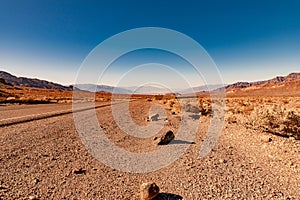 Death Valley off-road conditions in Autumn.