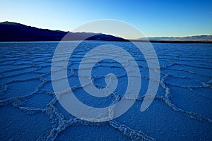 Death Valley - Polygons in Badwater Basin photo