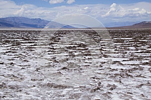 Death Valley`s Badwater Basin