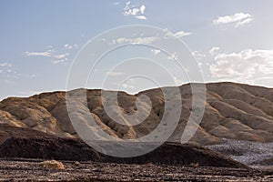 Death Valley - Scenic view on badlands hills in Death Valley National Park, California, USA