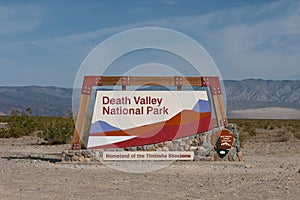 Death Valley sign