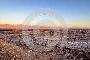 Death Valley at Sunset - Atacama Desert, Chile