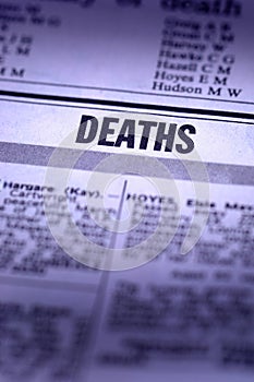 Deaths Notice Obituary