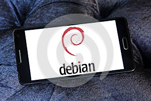 Debian computer operating system logo