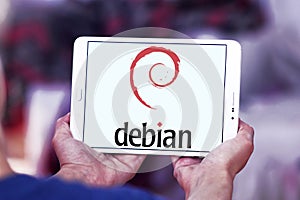 Debian computer operating system logo