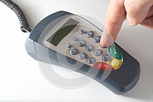 Debit Card Terminal Pinpad photo