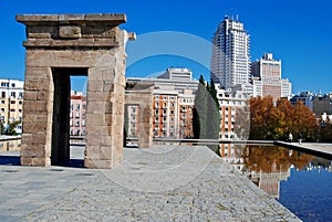 Debod Reflecting Madrid photo