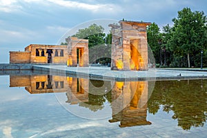 Debod Temple Madrid photo