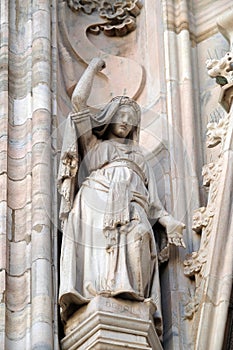 Deborah, statue on the Milan Cathedral