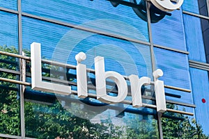 Logo and sign of Libri